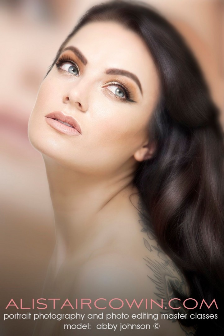 Photographed for Alistair Cowin's Beauty Books and the model's Portfolio<br />
Model: Abby Johnson   MUA: Hannah Field