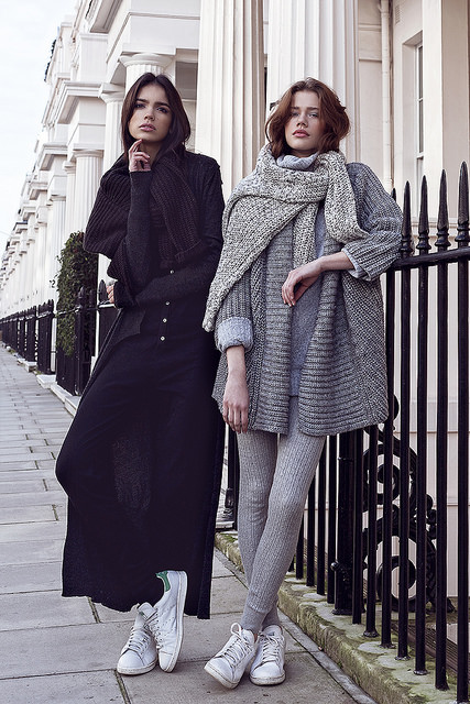 Models: Maria S & Isabell @ M+P Models.<br />
Fashion Stylist: Estelle Pigault.<br />
Hair & Make-up: Tanya Marie McGeever.